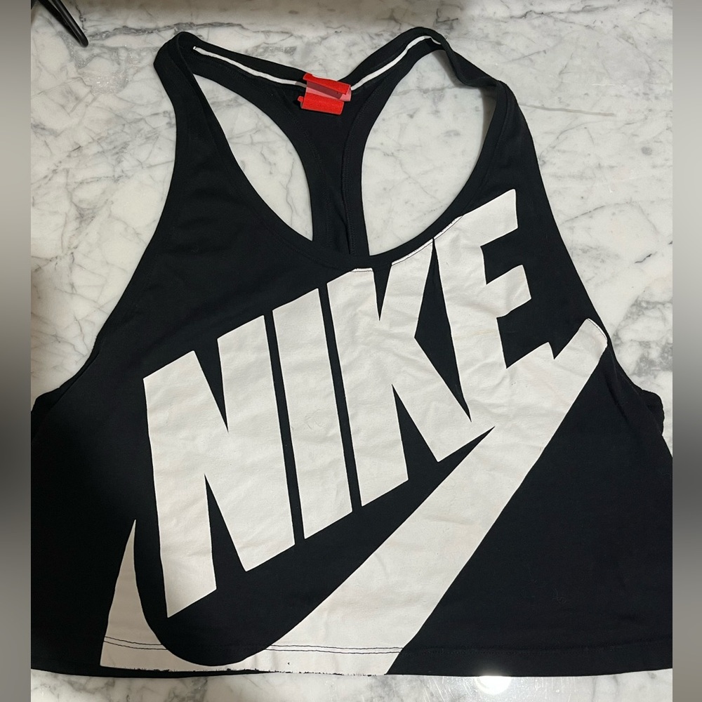 Nike Women’s Black Tank Top Loose Cropped